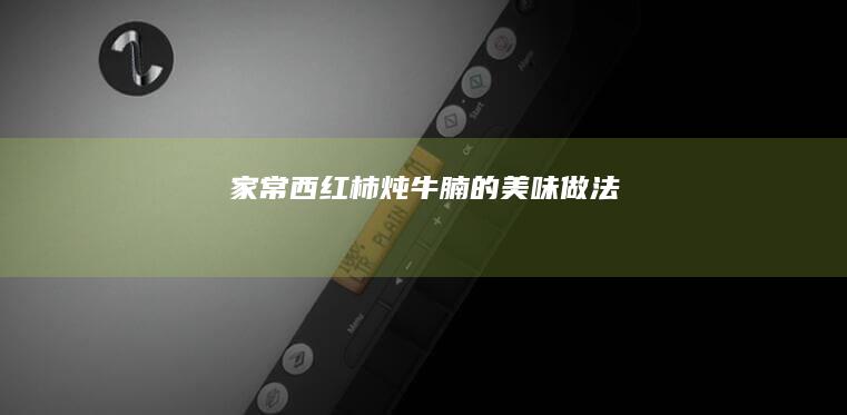 家常西红柿炖牛腩的美味做法